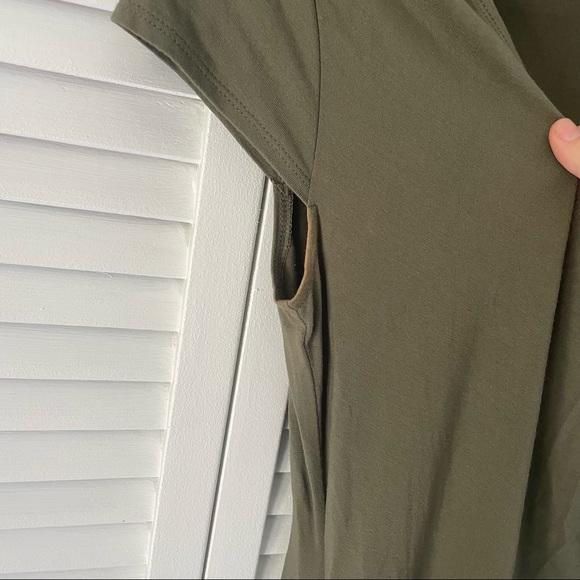 Ann Taylor Green Wrap Dress - Picture 6 of 7